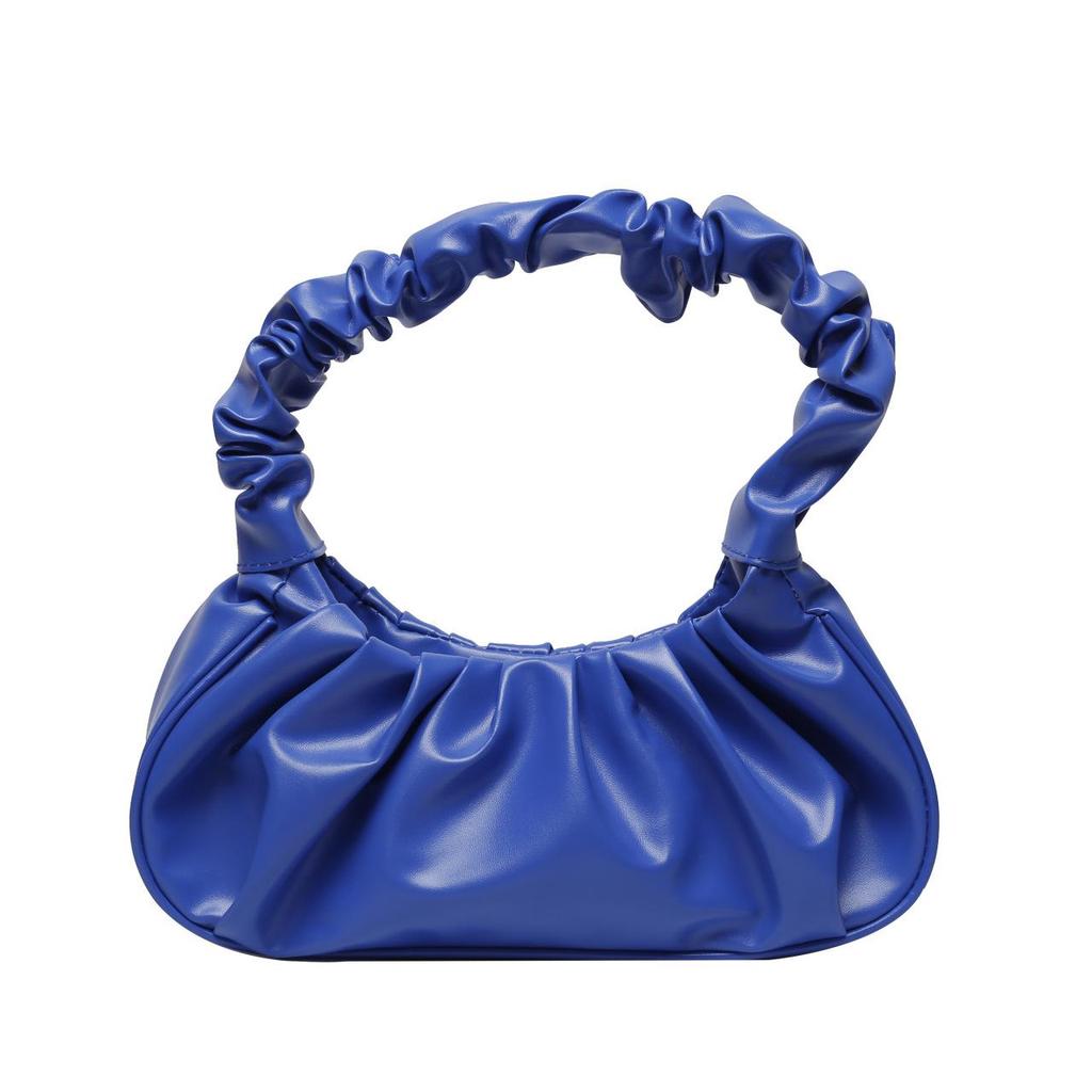 Pleated Bag Women's Spring and Summer New Style Small Fresh Fashion Handbag Niche Large Capacity Shoulder Bag Cloud Bag