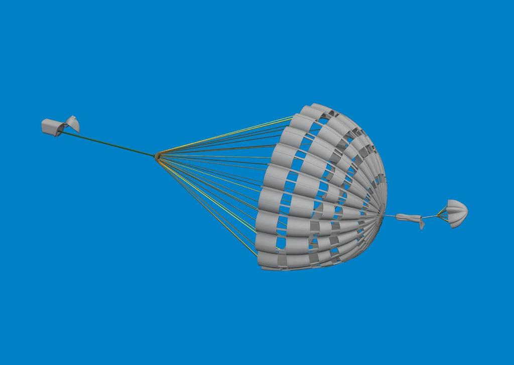 eduard Brassin McDonnell Aircraft Phantom 2 Brake Parachute Fine Plastic Model Parts EDU672382 1/72 F-4E (for Mold)