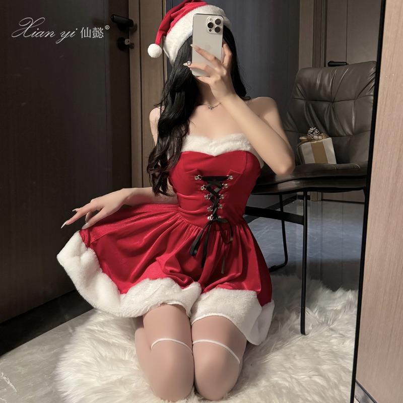 Christmas Cloak Robe New Theme Clothing Performance Clothing Pure Desire Wind Broadcast Uniform