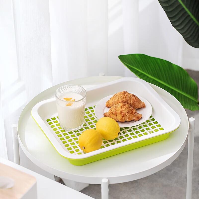 

CHAHUA Double-Layer Plastic Draining Tea Tray
