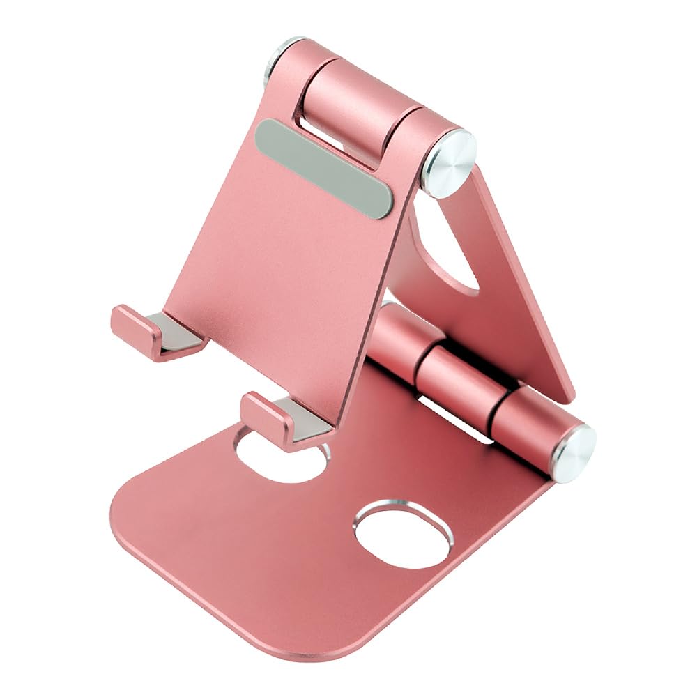 

Nakabayashi Aluminum Stand for Tablets and Smartphones Compatible with Switch 2 Pink Z0723