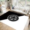 Leicester City Football Design Crystal Velvet Carpet Cozy Non?Slip Printed Rug For Bedroom Living Room Entrance