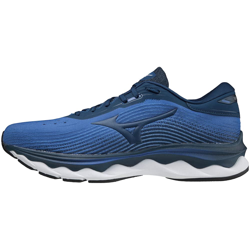 

Mizuno Wave Sky 5 Running 2E Shoes, Jogging, Marathon, Sports, Training, Lightweight, Men s, Blue/Blue, 25.5 cm,