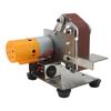 Mini Belt Sander Double Bearing Adjustable Angle Vertical Belt Sanding Machine for Home