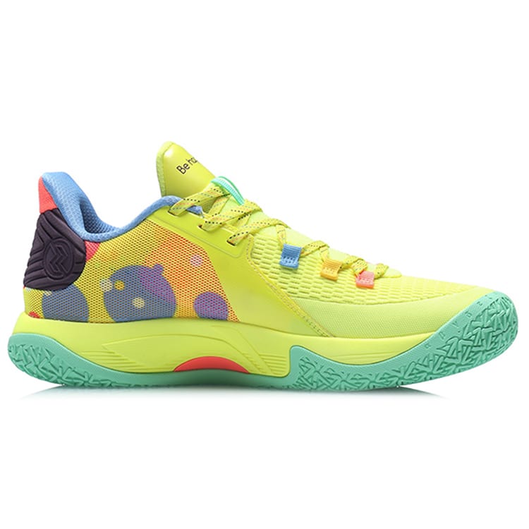 Li Ning Speed 7 Basketballschuhe Herren Low Top Gelb/Grün ABPR007-2