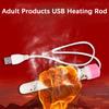 2-teilige USB-Heizstäbe, sichere Wärmestimulation, praktische, einzigartige Wärmestäbe für den Masturbationsbecher für Männer