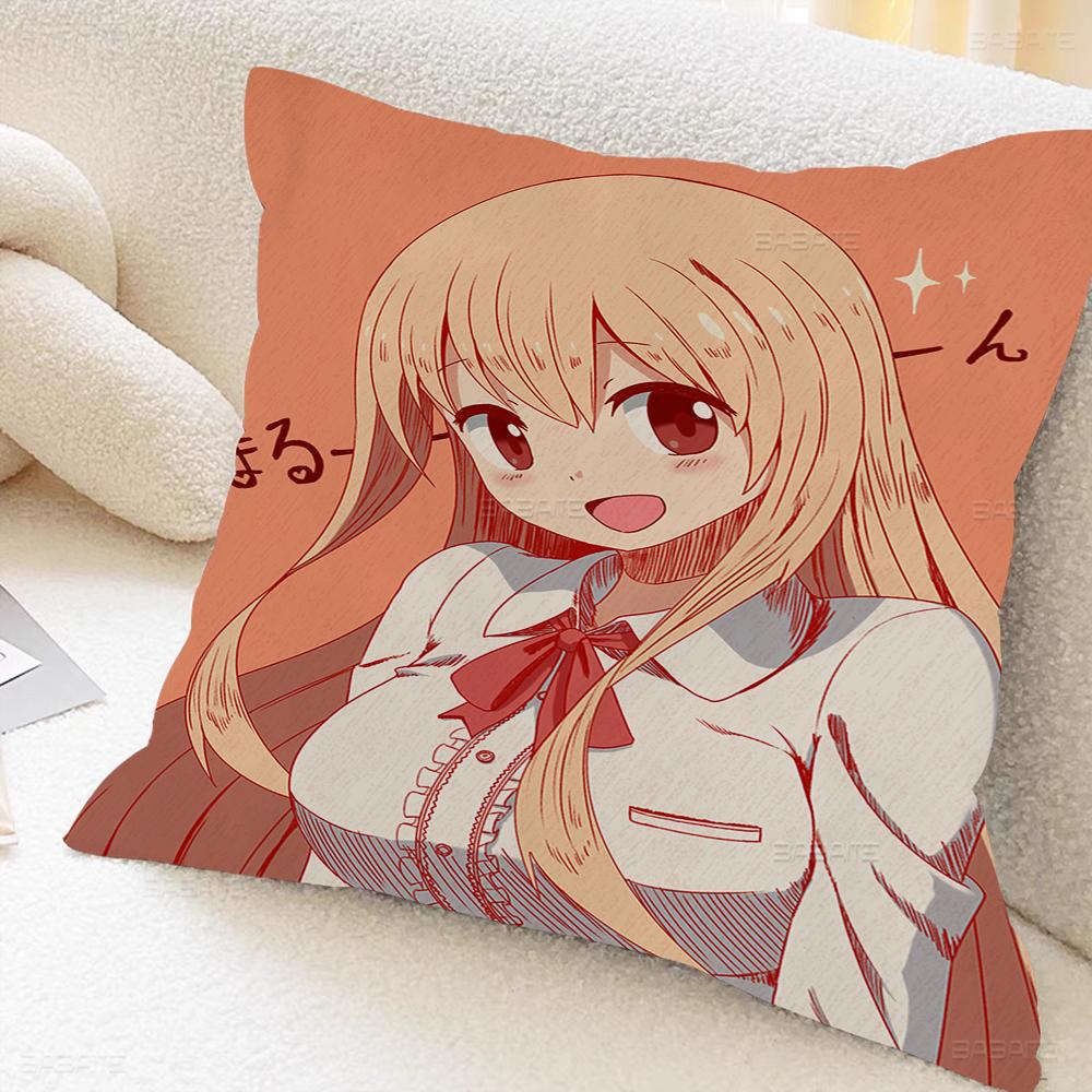 Himouto Anime Umaru Chan Cushion Cover Inches Farmhouse Decor Home Throw Pillow Covers For Couch Decorations