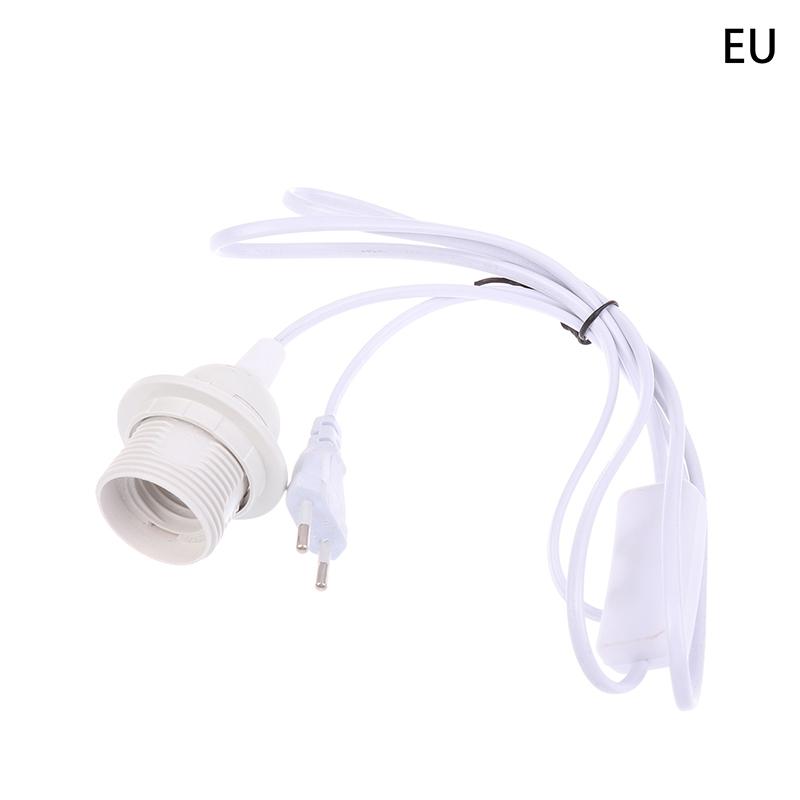 1,8M EU/US Zástrčka E27 Plné závity Patice žárovky Držák Napájecí kabel Závěsné svítidlo LED Svítidlo Zásuvka Kabel Adaptéry S vypínačem