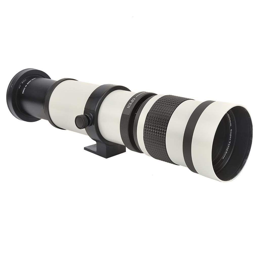 420800mm F8.316 Manual Focusing Zoom Telephoto Lens Telescope for EFS Mount Camera