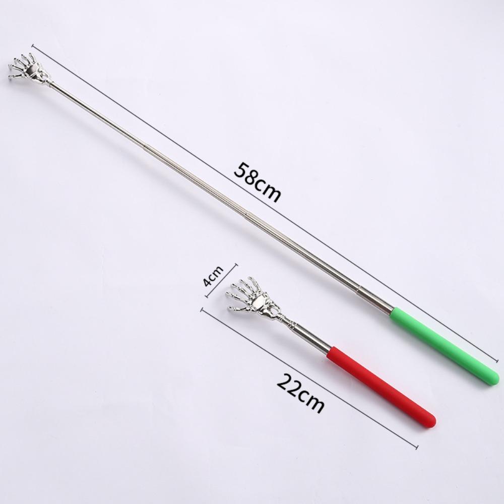 Retractable Magic Hand Back Scratcher Stainless Steel Self Use Itch Relief Massager Care Tool Household Gadget Perfect Gift