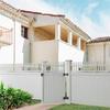 A25F-Adjustable Gate Hardware Kit Self Closing Gate Hinges For Wooden/Vinyl/PVC Fences Self Closing Gate Hardware Hinges