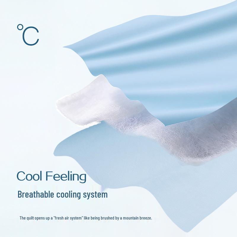 Pro3.0 Dual-Sided Cool Temperature-Control Summer Quilt - Breathable, Washable, Thin, No Duvet Needed.