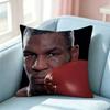 Iron Mike Tyson Knockout King Pillow Case Square DoubleSided Sofa Cushion Cover Bedroom Bedside Pillow