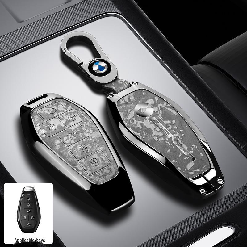Denza D9 Key Case N7max: Metal N8/N8L Anti-drop Shell - Light Luxury, Simple Style.