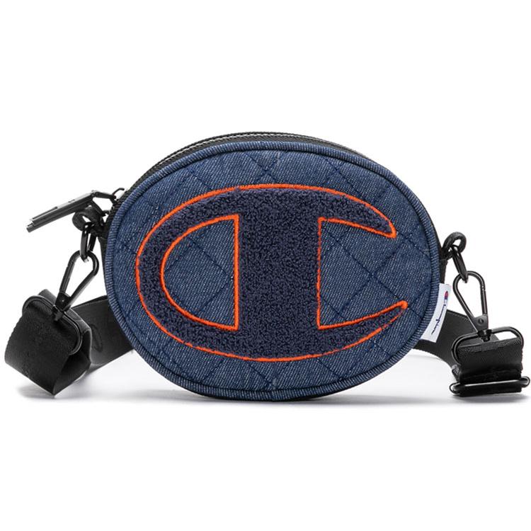 New Champion Melting Sadness Collaboration Fabric Round Bag, Crossbody Bag, Shoulder Bag Regular Unisex Green U2CACPU55