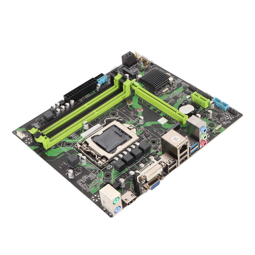 Desktop Motherboard B75 HMPLUS LGA 1155 Slot 4 DDR3 6Gbps Serial ATA M.2 NVME PCIe X16 VGA HD Output ATX Motherboard