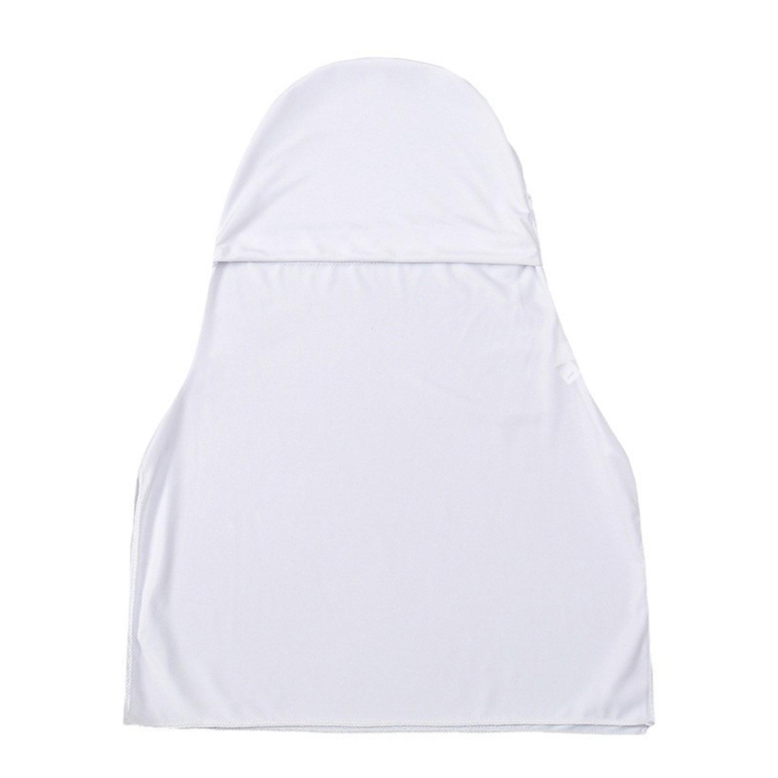 

Элегантный мусульманский головной платок хиджаб для женщин дышащие маски для лица вуали тюрбан повязка на голову длинный шарф шапка для повседневной носки белый