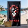Asciugamano da Spiaggia Personalizzato Stampato Bristol City Logo Calcio Supporto Nome Personalizzato Testo Asciugamano Assorbente Per Sport Viaggio Regalo Speciale