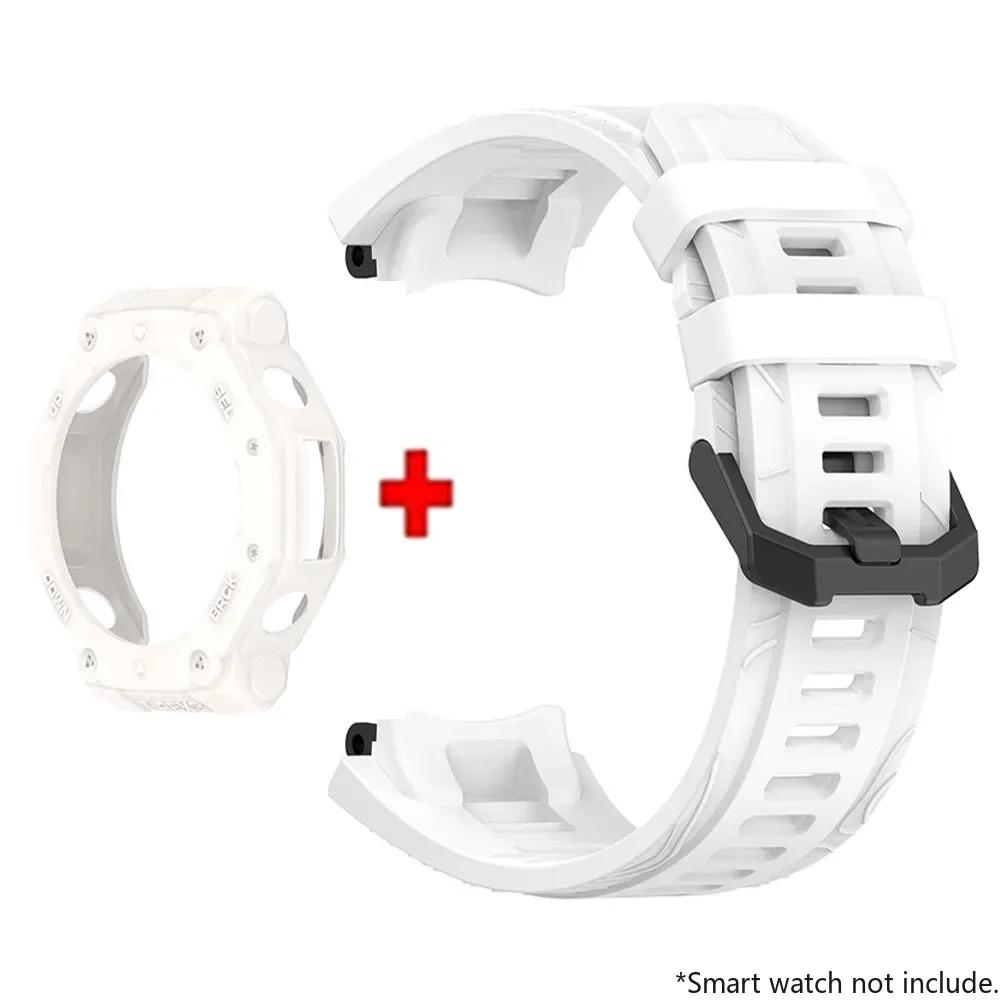 Silikonový řemínek a pouzdro pro chytré hodinky Huami Amazfit T-REX 3 Řemínek Náramek T-Rex3 Sportovní náramek Náramek na zápěstí S nástrojem