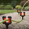 Garden Hose Guide Spike Heavy Duty Plant Protector Stake Roller Wheel for Watering Pipe Guide Nail for Flower Bed Lawn Landscape