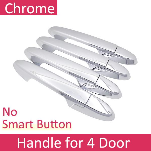 for Honda FIT JAZZ MK3 2015~ Luxurious Chrome Exterior Door Handle Cover Car Accessories Stickers Trim Set 2016 2017