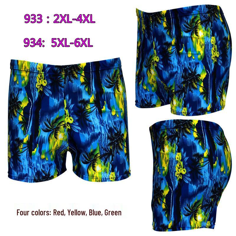 Printed Plus Size Fashion Flat Leg Swimsuit 933-934