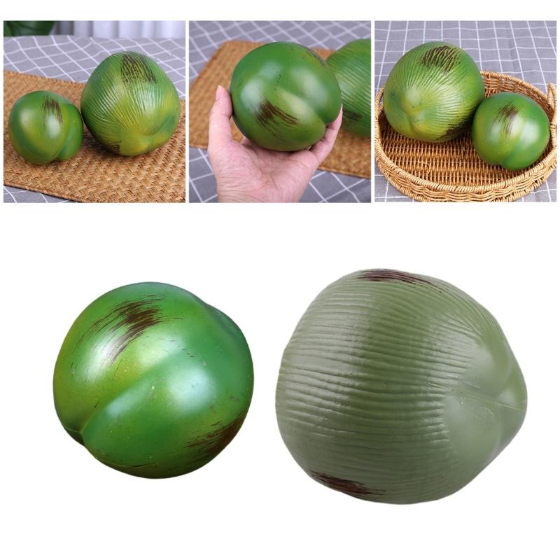 Simulation Coconuts Decoration Stable and Deform Resistant Artificial Coconuts for Festival Parties and Event Decors