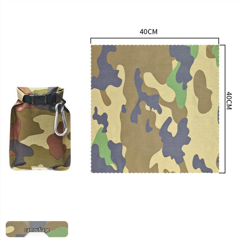 Tragbares Schnelltrocknendes Mikrofaserhandtuch und Wasserdichte Tasche für Outdoor-Sport, Reisen und Geschäftsreisen