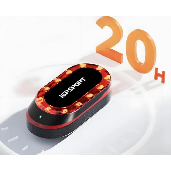 iGPSPORT SR MINI Radar LED Bike Tail Light Bicycle Rear Brake Sensing Lamp Saddle Seatpost Charging Waterproof Long battery life