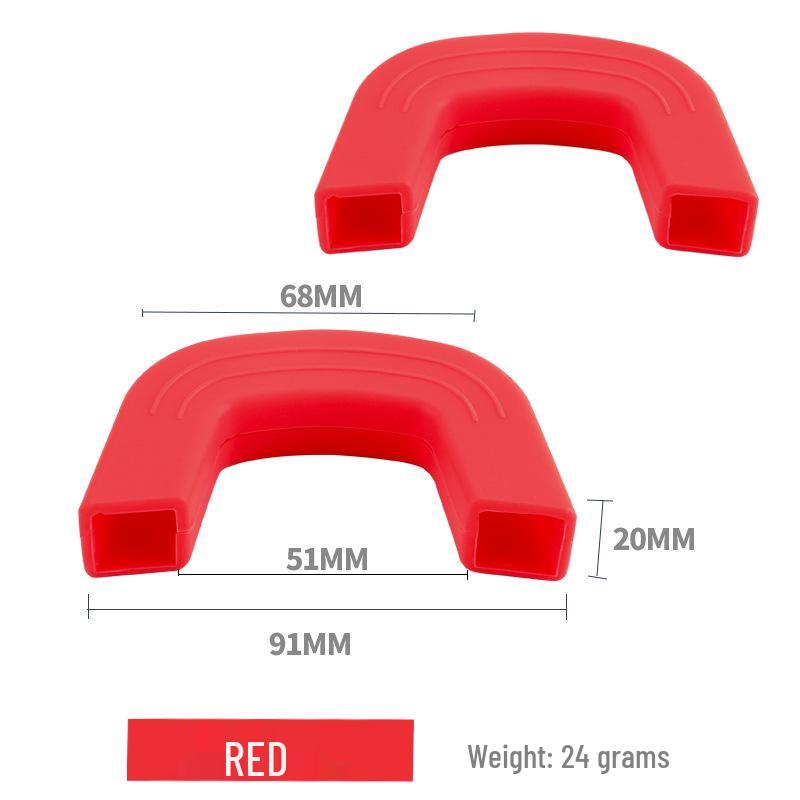 Universal Silicone Heat-Resistant Pot Handle Cover - Anti-Scald Grip for Iron Pots
