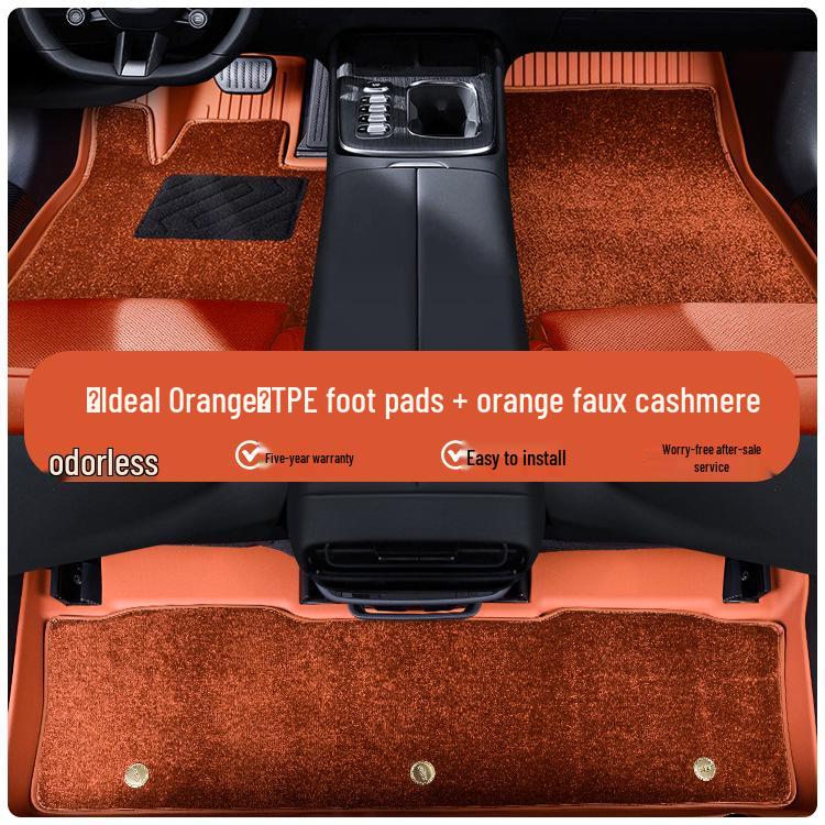 Full-Coverage TPE Car Floor Mats for Citroën C3L (2021-2025)