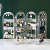 Creative Earring Display Stand Acrylic Screen Partition Jewelry Rack Accessory Display Storage Rack for Ear Decorations