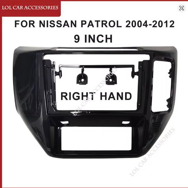 2004-2012 Nissan Patrol Y61 9" Navigation Face Frame Audio Panel Bracket