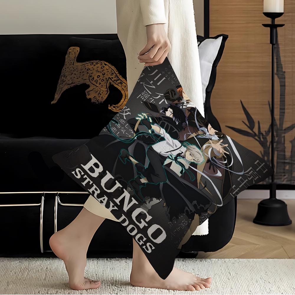 Anime Bungo Stray Dogs Pillowcase toon Gift Cushion Cover Bedroom Home Sofa Chair Seat Decor pillow case