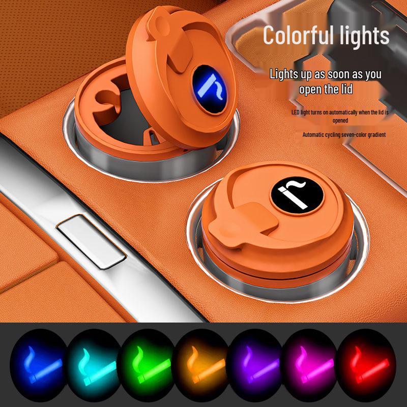 BYD Song Pro Qin Plus Tang Han EV Yuan UP Seal Illuminated Car Ashtray