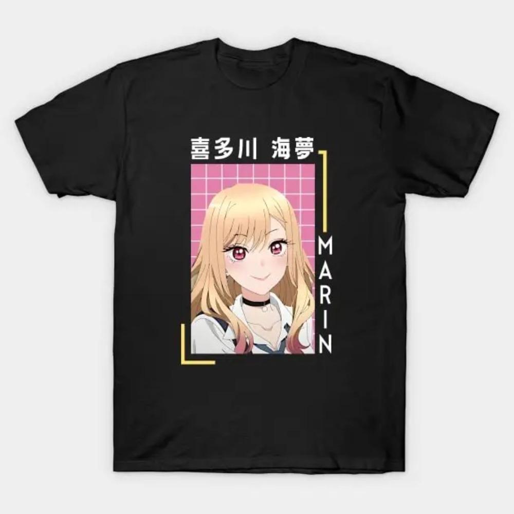 My Dress-Up Darling Marin Kitagawa Casual Outfit Anime Graphic T-Shirt | Manga Fan Streetwear Tee