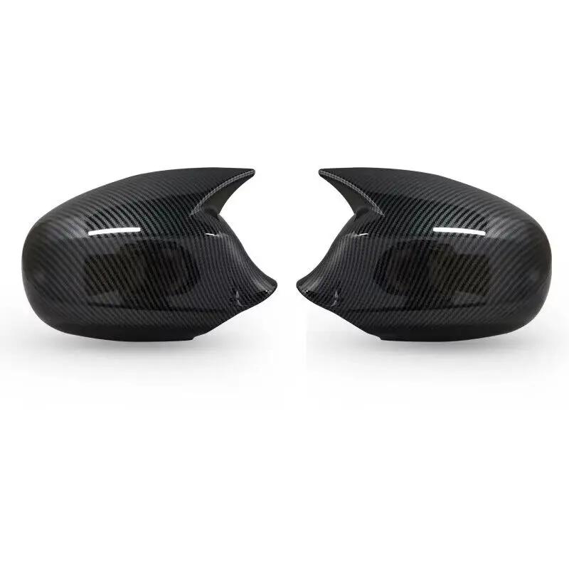 For BMW 1 3 Series E87 E88 E81 E82 E90 E91 E92 E93 Car Sticker Rearview Side Mirror Cover Wing Cap Exterior Door Case Trim
