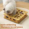 Cat Enrichment Maze Box Nail File Box with 4 Bell Balls Interactive Puzzle Toy Scratch Enrichment Box Improves Intelligence Reduces Boredom for