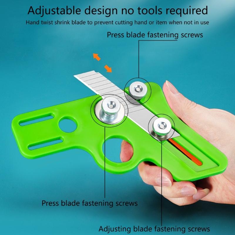 Professional Manual Edge Trimmer Veneer Cutting Tool with Retractable Blade for Precise Woodworking and Furniture Making