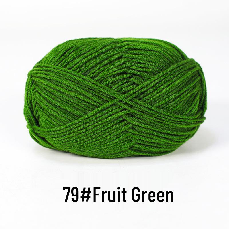 Baby 4-lagiges Milchbaumwollgarn zum Stricken von DIY-Schals oder Decken