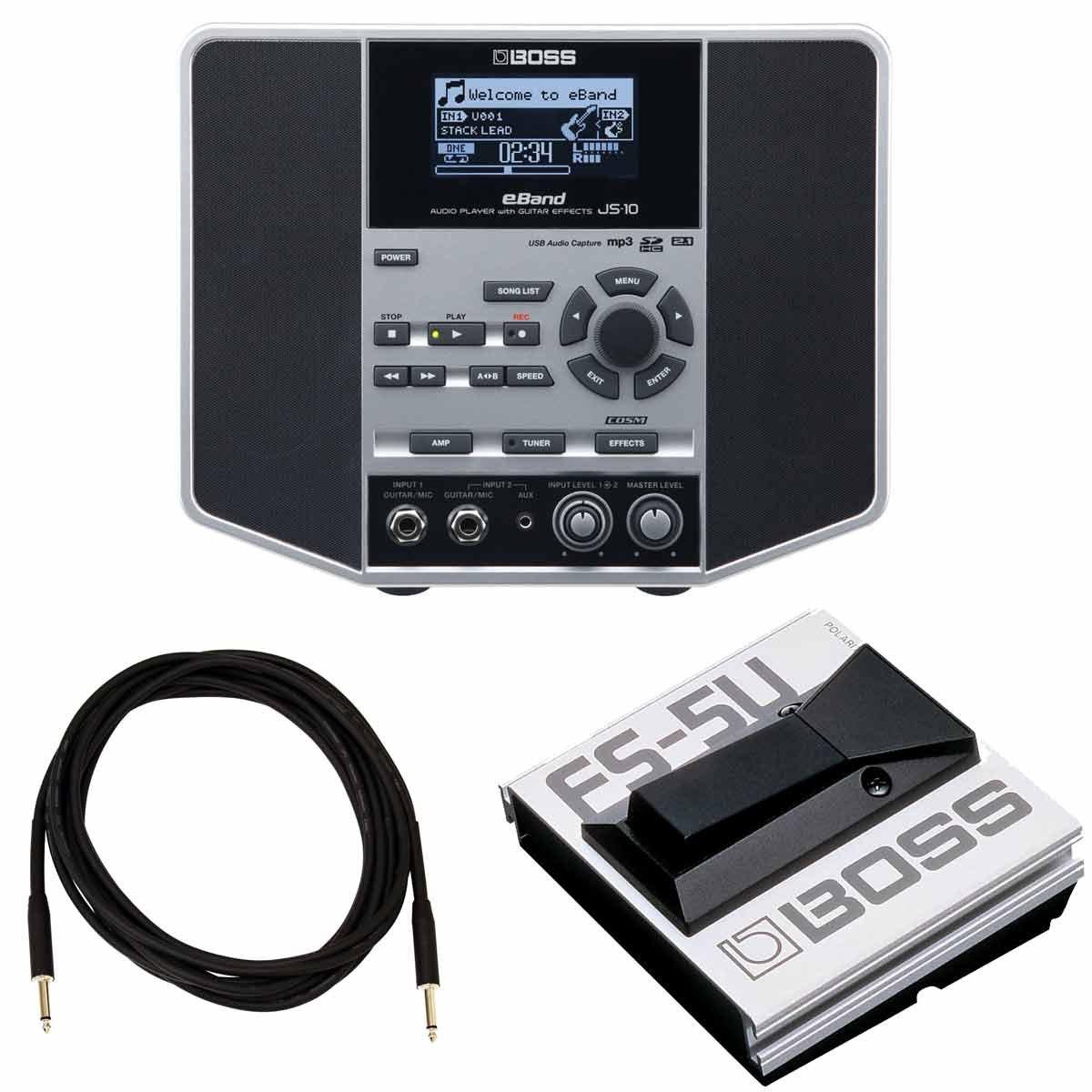 

genuine optional foot switch AUDIO PLAYER with GUITAR EFFECTS BOSS/eBand JS-10 [FS-5U set] чорний