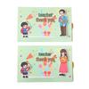 Heartfelt 3D Hand-painted Greeting Cards: Cute Designs for Mother's, Children's, Student's, and Teacher's Day Celebrations.