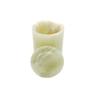 Modern Design Real Stone Marble Onyx Candle Jar Holder Polished Surface for Hotels