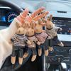 Adorable Keychain Bunny In Cotton Material Stylish Bag Pendant For Girls Bags
