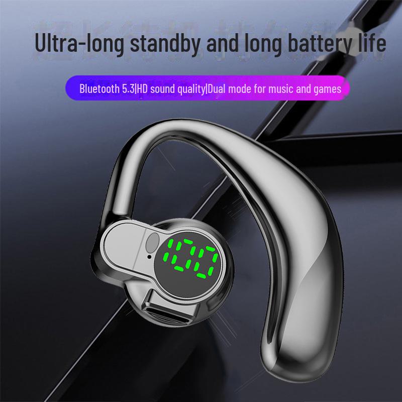 2024 Wireless Ear-Hook Bluetooth Headset with Digital Display and Long Battery Life