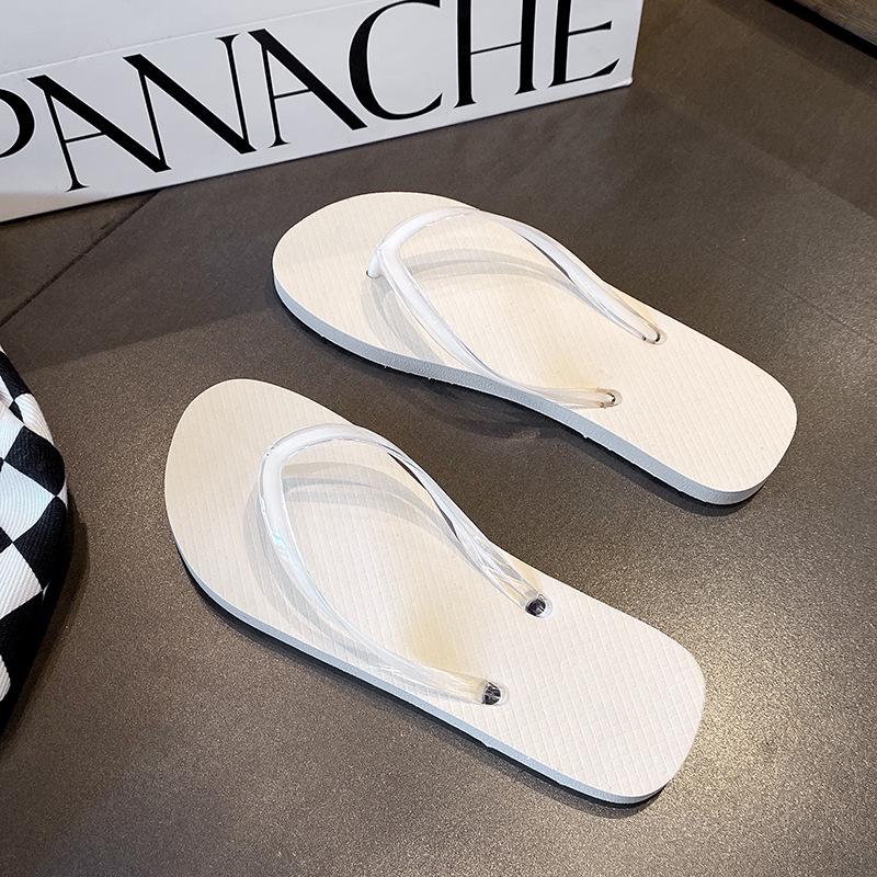 

Милые нескользящие женские летние шлепанцы в корейском стиле - модные носимые пляжные сандалии для студентов M (fits 37-38)