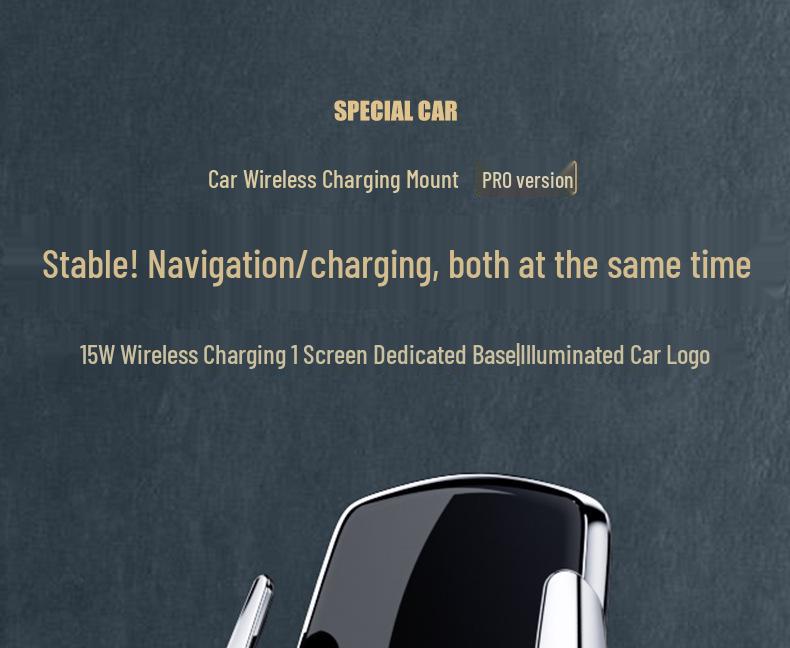 MG5 Wireless Charging Car Phone Holder & Stand with Smart Induction