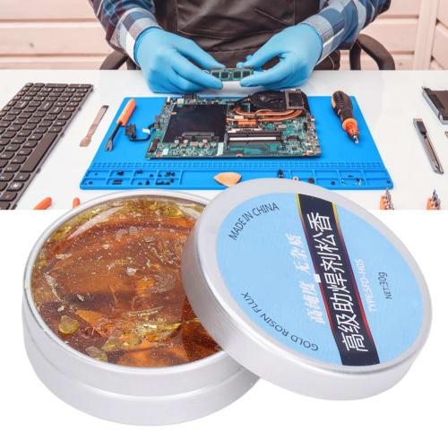 High-purity Soldering Flux Rosin Paste, 30g, Low Smoke, for Electronics Repair