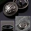 10Pcs Black Metal Coat Buttons Clothes Jacket Trench Coat Sweater Button Accessories Round Versatile Top Buttons Daquan