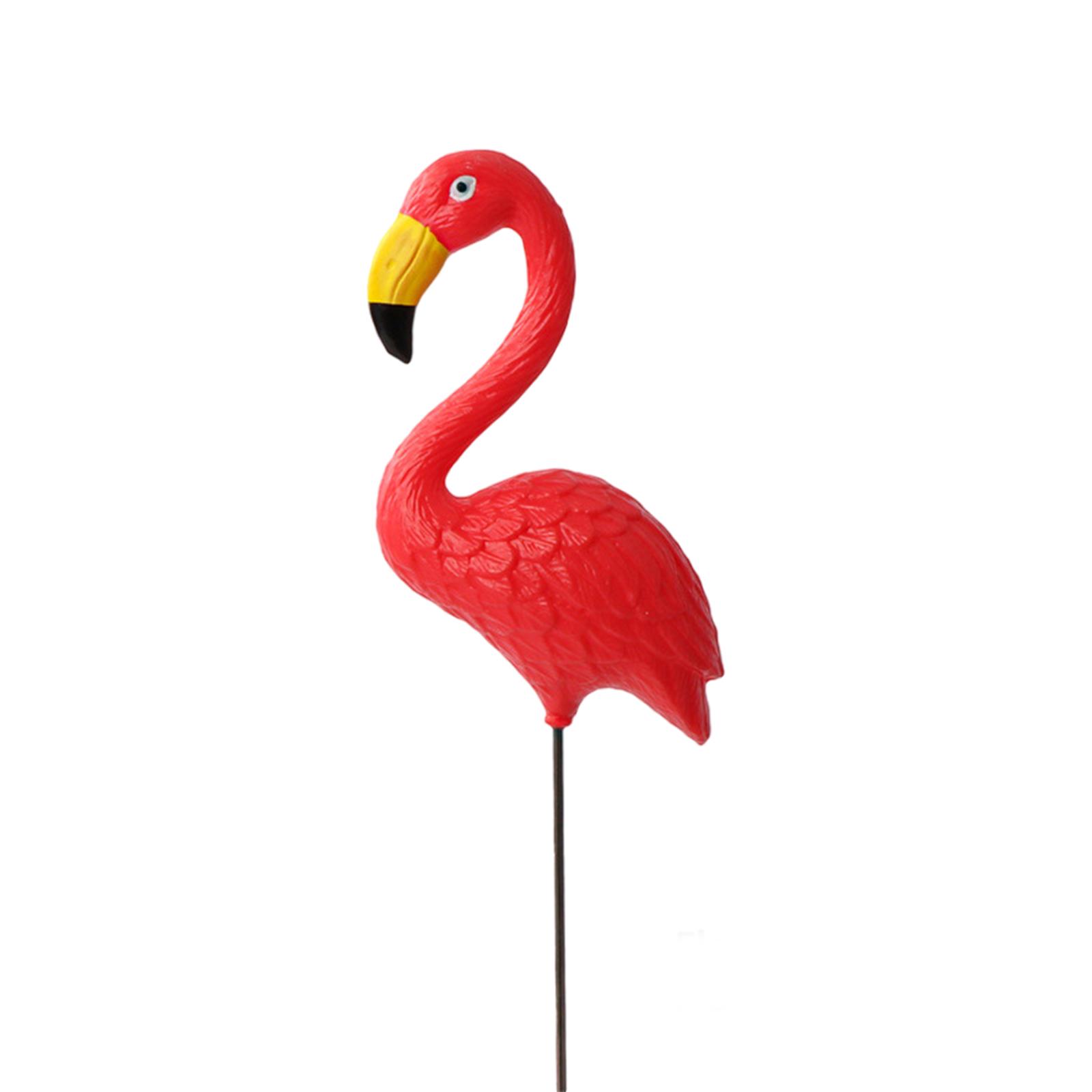 

Flamingo Garden Stake Decoration Patio Bird Statue Figurine Yard Art Ornament Sculpture for Spring Beach Home Indoor Sidewalks